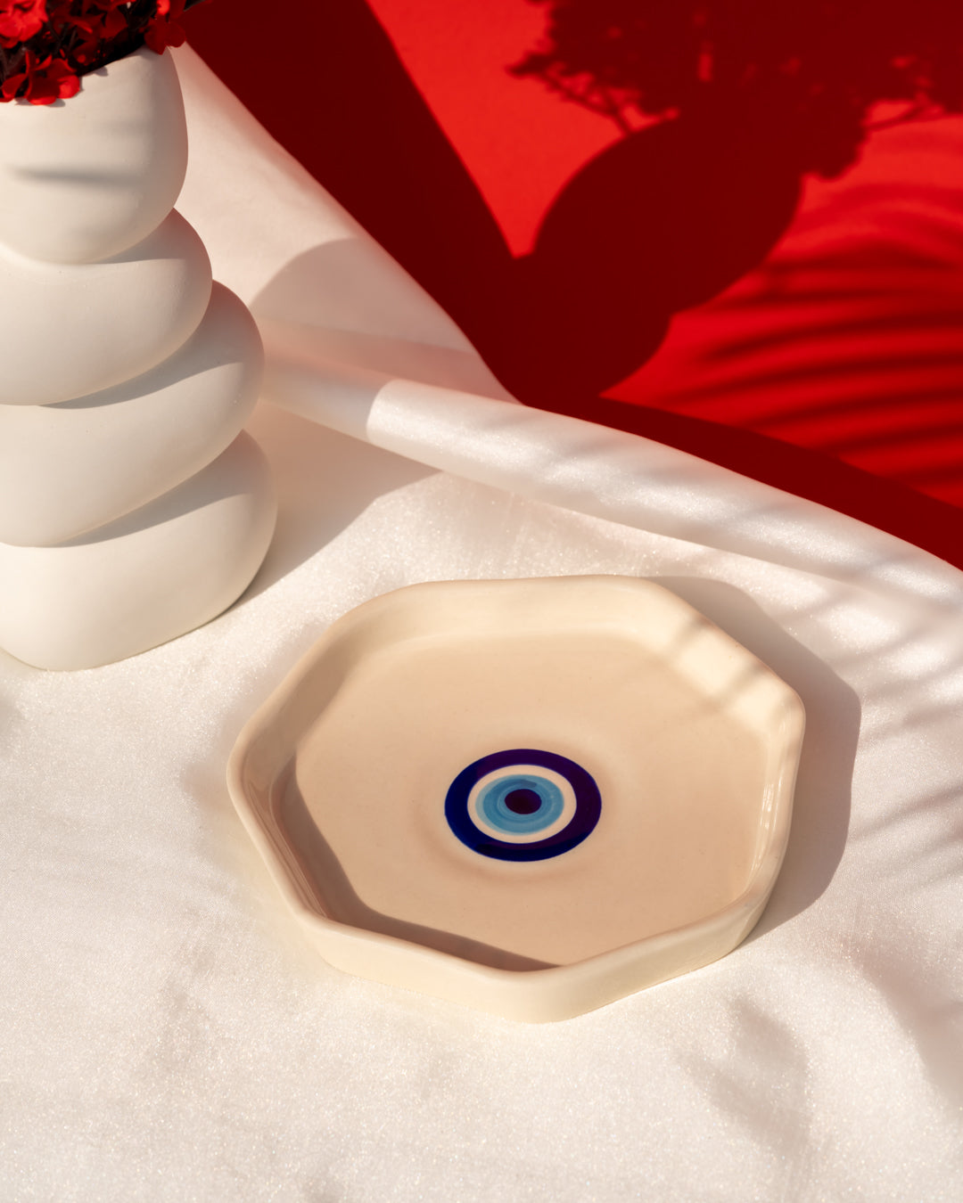 Heart and Homes Ceramic Snack Plate