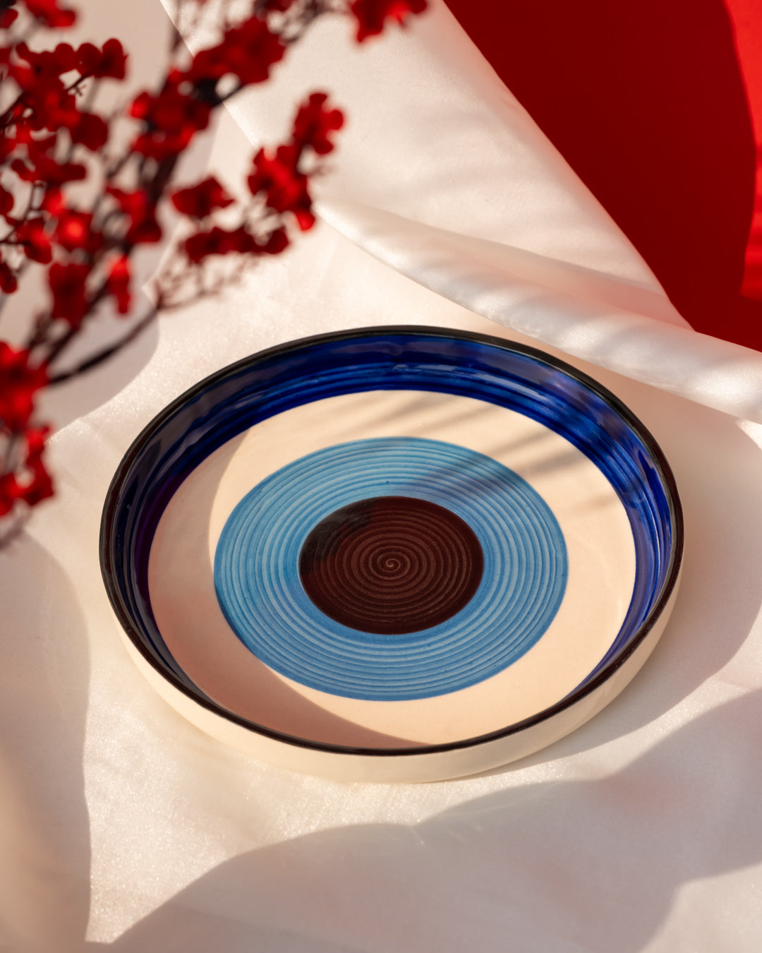 Heart and Homes Handcrafted Ceramic Plate