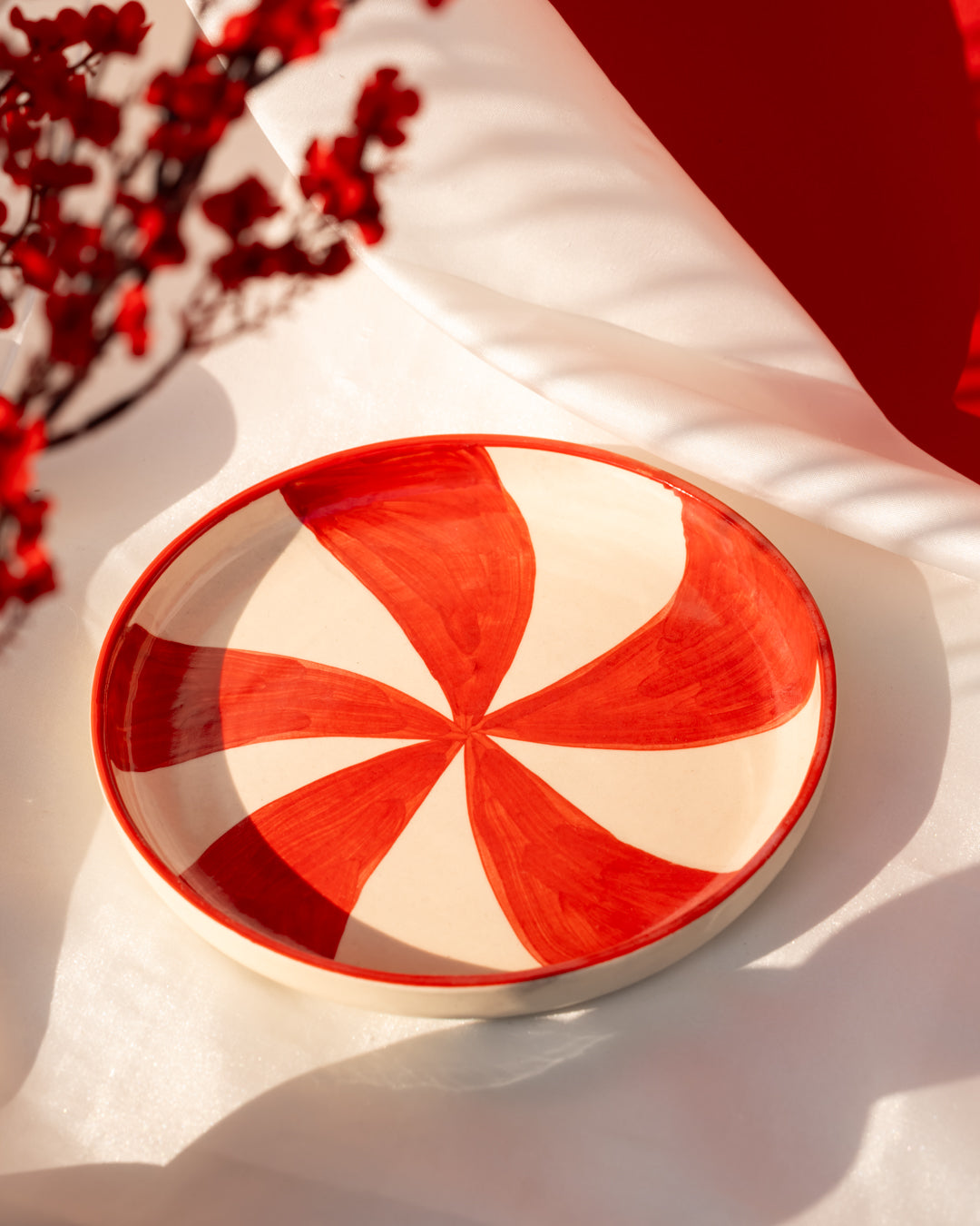 Heart and Homes Handcrafted Ceramic Plate