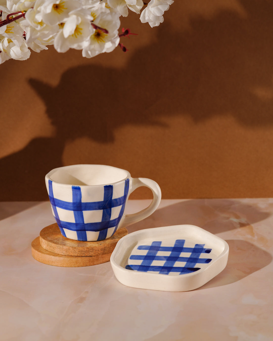 Heart and Homes Ceramic Cup and Saucers for Mug-nificent Moments